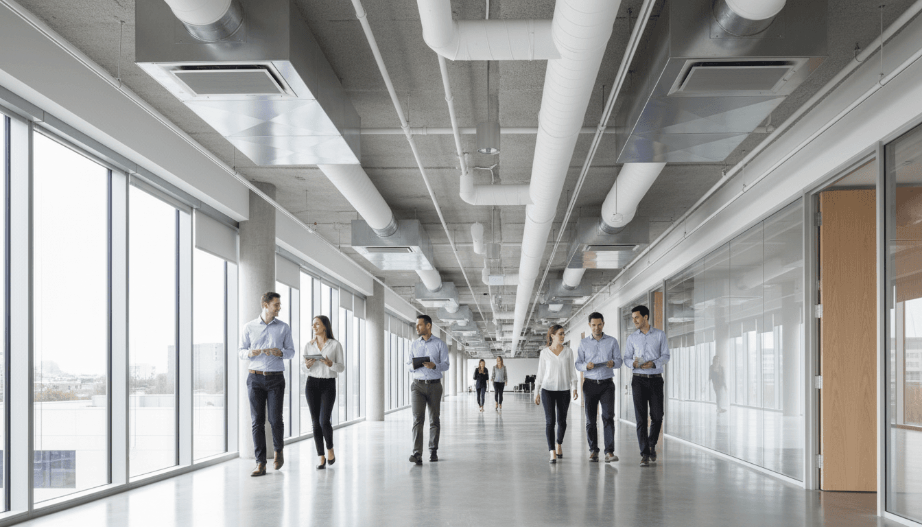 Professional cubicle installation and assembly detail